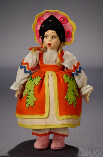 Miniature Girl in Folklore Costume, Model 10 300/400