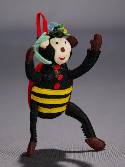 Ladybug Fetish with Floral Coronet and Hanging Loop 200/300