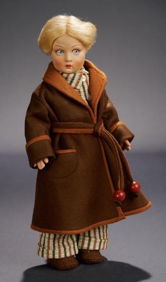 Blonde-Haired Character Boy in Pajamas, Model Lucy 47 800/1100