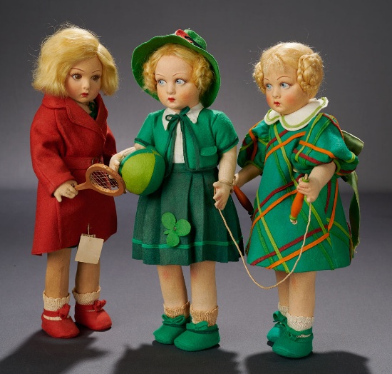 Blonde-Haired Character Boy in Trench Coat with Tennis Racquet, Model Lucy 4  600/800