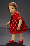 Girl in Red Checkered Dress with Jump Rope, Series 109/30 1200/1500
