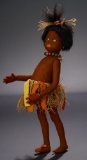 Early Brown-Complexioned Felt African Girl 800/1100