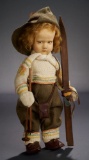Brunette Character Boy, 1000 Sport Series, in Ski Costume with Accessories  1600/2100