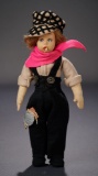 Felt Miniature Portrait Doll of Jackie Coogan 1100/1300