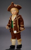 Blonde-Haired Young Man in Brown Suit and Tricorn Hat, Series 80 400/600