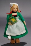 Blonde Miniature as Dutch Girl with Cabbage, Model 64 300/400