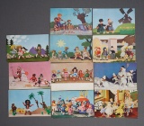 Eleven Vintage Postcards of Lenci Dolls 300/400