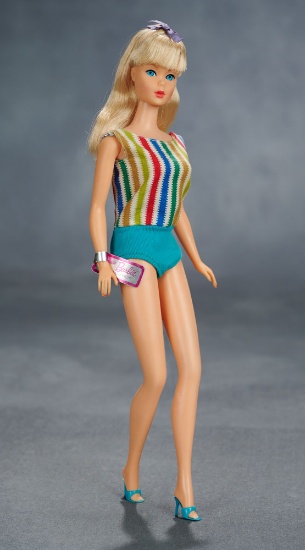 "German" American Girl Standard Barbie Doll with Swimsuit, 1967 era $500/700