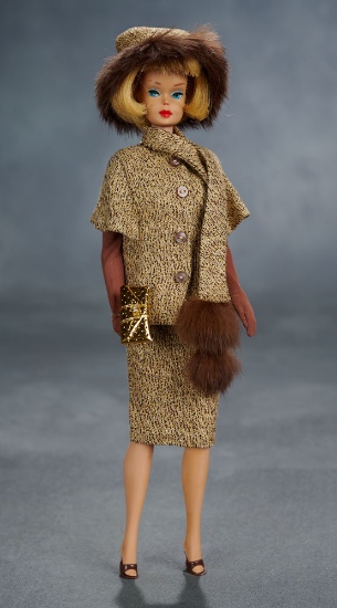 Blonde American Girl Barbie Doll Wearing #1647 "Golden Glamour" $400/600