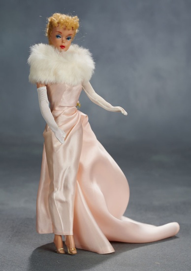 Blonde #4 Ponytail Barbie Doll, 1960, in "Enchanted Evening" Fashion $300/400