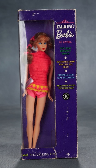 Titian Side Ponytail Talking Barbie Doll, 1968, in Original Box  $300/400