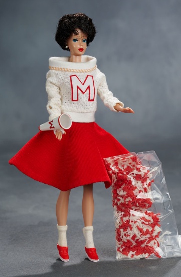 Bubble Cut Barbie Doll, 1961, Wearing "Cheerleader" Outfit  $150/200