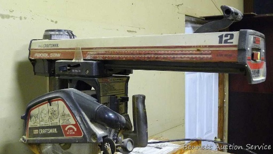 Craftsman 12-inch radial arm saw, Model 
