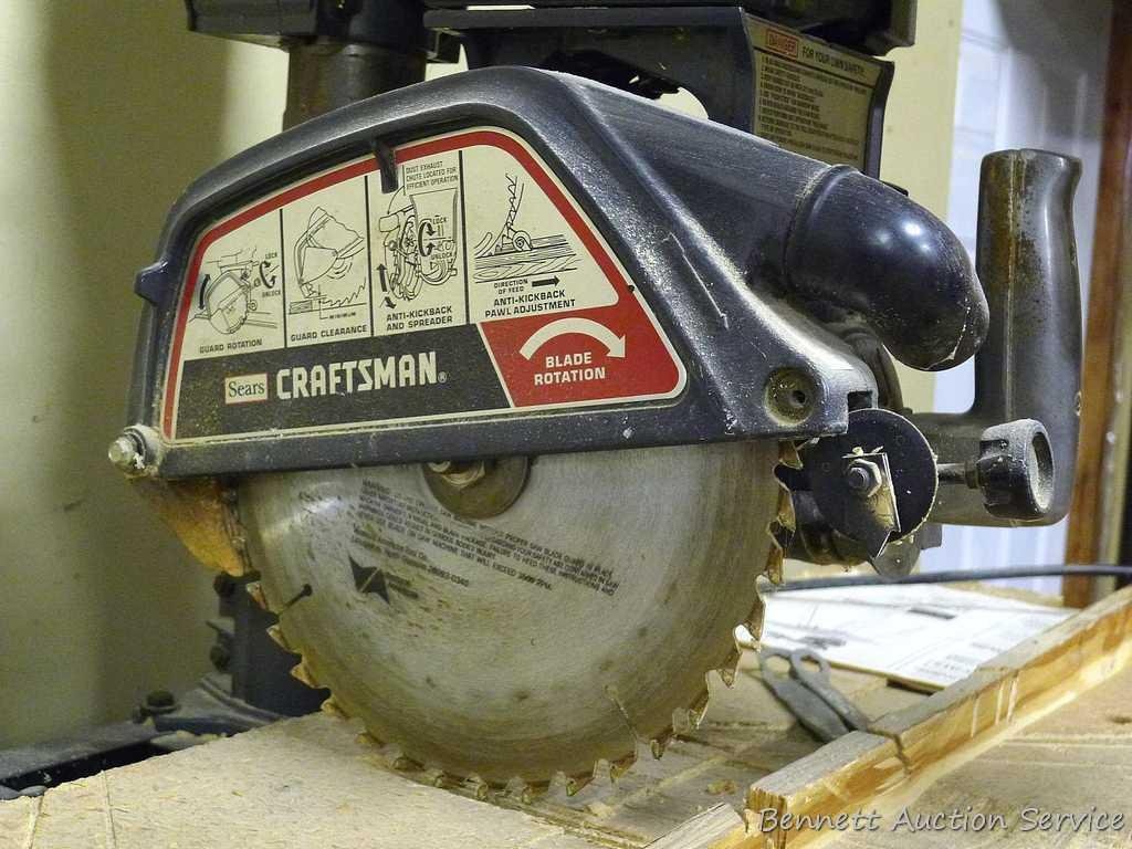 Craftsman 12-inch radial arm saw, Model 