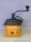 Vintage coffee grinder. Approx. 6