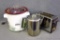 Rival Crock Pot, toaster and percolating coffee pot. Crock pot and toaster worked when tested.