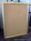 Log framed bulletin board. Approx. 40