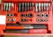 Mac Tools rethreading set with case, TRCOMBO. Some pieces are missing, see pictures.