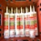 19 tubes of GE 100% silicone caulk is almond and most or all dated 2017. All tubes still feel soft.