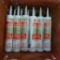12 tubes of GE 100% silicone caulk, all is white and most or all is dated 2017. All tubes feel soft.