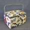 St. Jane sewing basket with pull out tray. Approx. 11-1/2