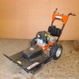 DR All Terrain Pro-26 Field and Brush Mower with 14.5 hp Intek engine. Oil color and level are both