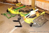 John Deere Commercial 60 mower deck with 3 extra blades. Appears in good used condition.