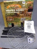 American Camper tripod grill and lantern hanger. 18