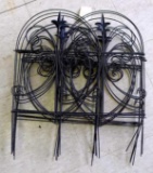 Decorative wire flower bed fencing, approx. 16
