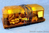 Target Tech amber emergency light, model 450142, 12 VDC. Approx. 7