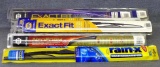 Assortment of windshield wipers incl Napa and RainX. All appear new in box.