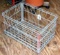 One all wire milk crate date coded 1965 and measures approx. 18