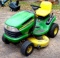 John Deere LA110 automatic hydrostatic lawn tractor with 42