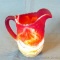 Imperial Glass red slag glass Windmill pint pitcher #240. Pitcher is in good condition with no