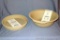 Two Pieces of Pampered Chef Stoneware: Baking Bowl #1450 - 12.5