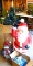 Lighted Santa stands approx. 41