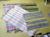Nice assortment of throw rugs - each is about 2' x 3'.
