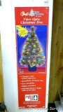 Fiber optic Christmas tree is stored in its original box. Stands approx. 4' tall. Well cared for