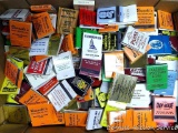 Collection of matchbooks from Bosacki's Boat House, Waz Inn, Papa's Place, The Carlton Supper Club,