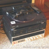 Sony turntable, Pioneer six disc multiplayer, Harman/Kardon 330B. All untested.