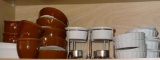 Set of 6 Hall #351 Cups, Set of 6 Hall #570 Dishes, Four Butter Warmers, more. No chips or cracks