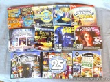 11 Windows PC Game CD's including: Hidden Objects, Solitaire, Adventures