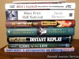 7 Football Related Books about: Brett Favre, Bart Starr, Vince Lombardi, Barry Alverez; more