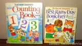 Two Richard Scarry Books from '74 & '75: Best Rainy Day Book Ever & Best Counting Book Ever. A few