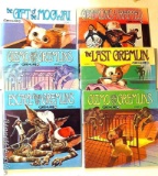 Vintage Gremlins storybooks with records. Story 1 through 5 books are complete. Extra Story 2 is