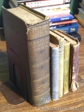 Antique books, copyright dates back to 1870. An Old Fashioned Girl by Louisa May Alcott, 1870;