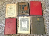 Antique books with copyright dates back to 1900. Titles include Poor Boys Chances, Latin Compo...