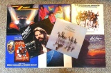 Eight record albums including ZZ Top, Bob Seger, Rolling Stones, The Super Bowl Shuffle, more.