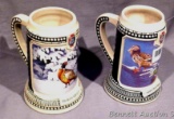 Two Old Style steins, 