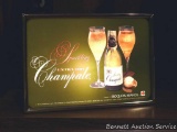 Sparkling Extra Dry Champagne sign is approx. 11